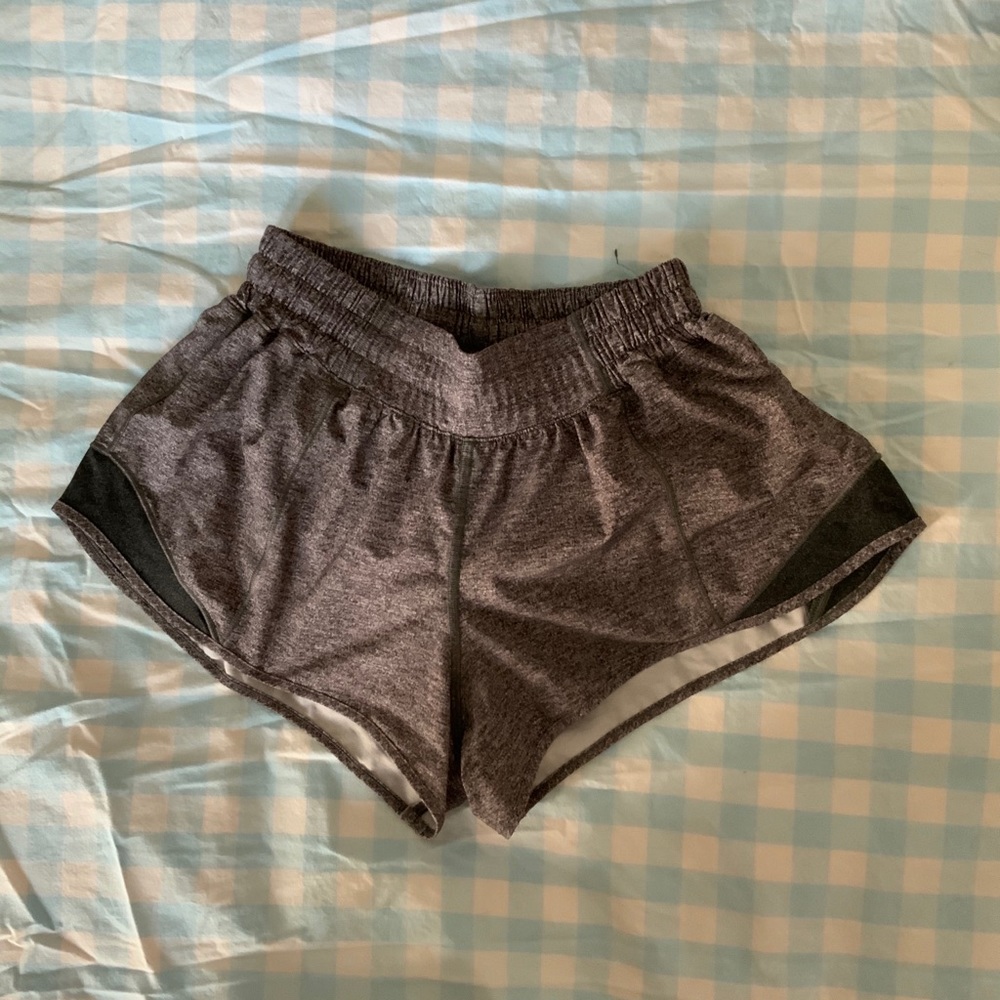 Lululemon Athletic Hotty Hot Grey Shorts